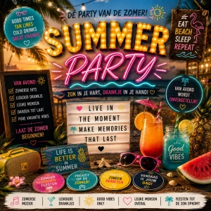 zomer muziekbingo