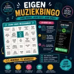 Zelf muziekbingo maken met eigen Spotify playlist